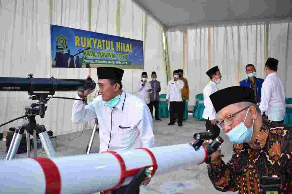 Kemenag Sidoarjo Hadiri Rukyatul Hilal di LAPAN Pasuruan
