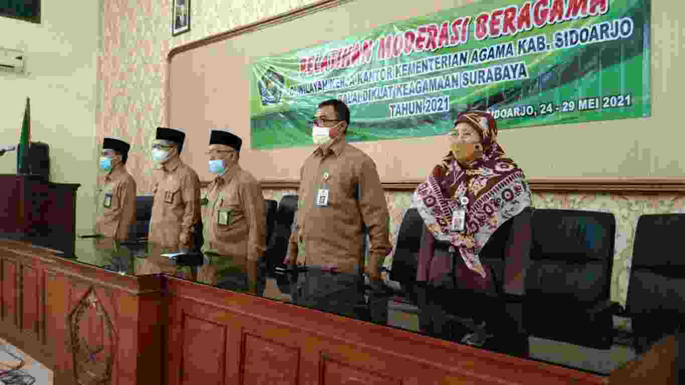 30 Guru Pondok Pesantren Di Kabupaten Sidoarjo Ikut Pelatihan Moderasi Beragama