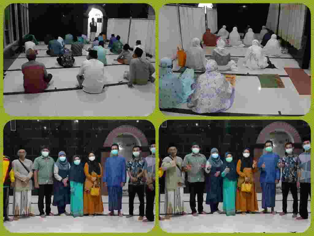 Satker MTsN 4 Sidoarjo Ikuti Salat Tarawih di Masjid Al Ikhlas Kemenag Sidoarjo