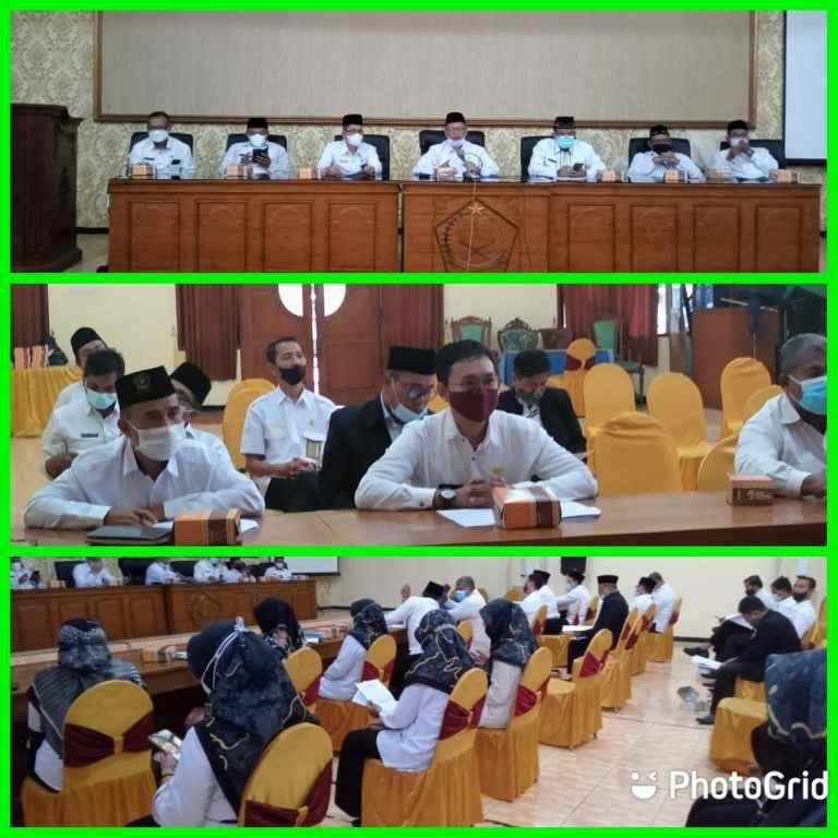 Rapat menindak lanjuti SE Menag RI Nomor 15 tahun 2021
