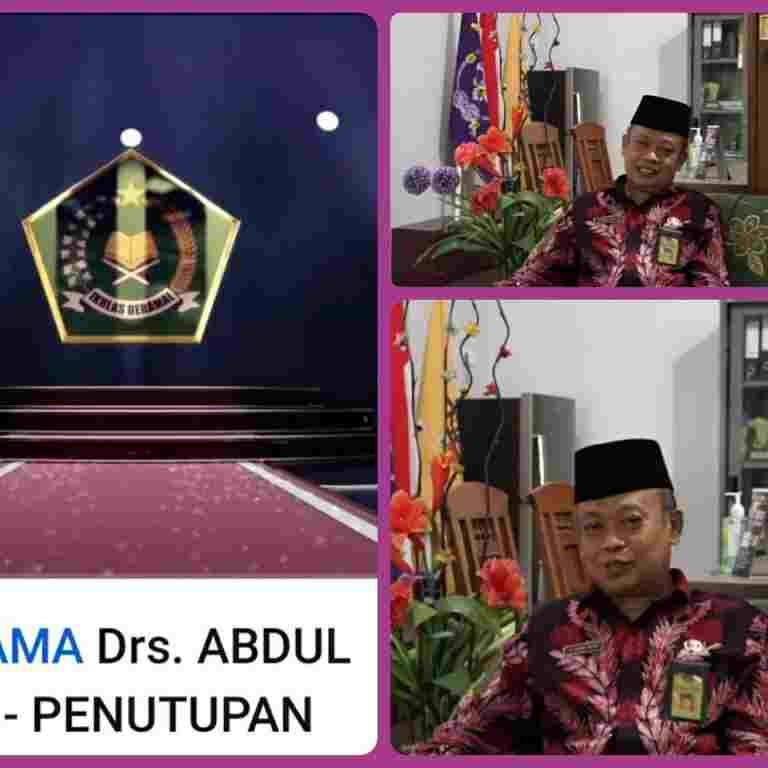 Tutup Matsama Secara Daring, Abdul Adjis Sampaikan Pesan Moral dan Motivasi