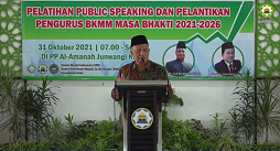 Pembekalan dari Kepala Kankemenag Sidoarjo dalam Memakmurkan Masjid