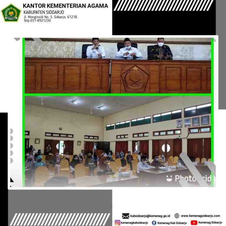 Kepala Kemenag Kab Sidoarjo Ajak Lebih Kepala Madrasah Maju Satu Langka Dalam Digitalisasi Perpustakaan