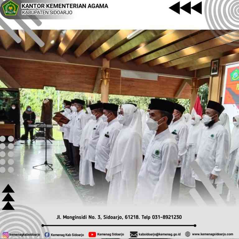 Dikukuhkan Pengurus Daerah IPHI Dan Pengurus MTP IPHI Kab Sidoarjo , Wagub Emil Ajak Wujudkan Kemabruran Sepanjang Hayat