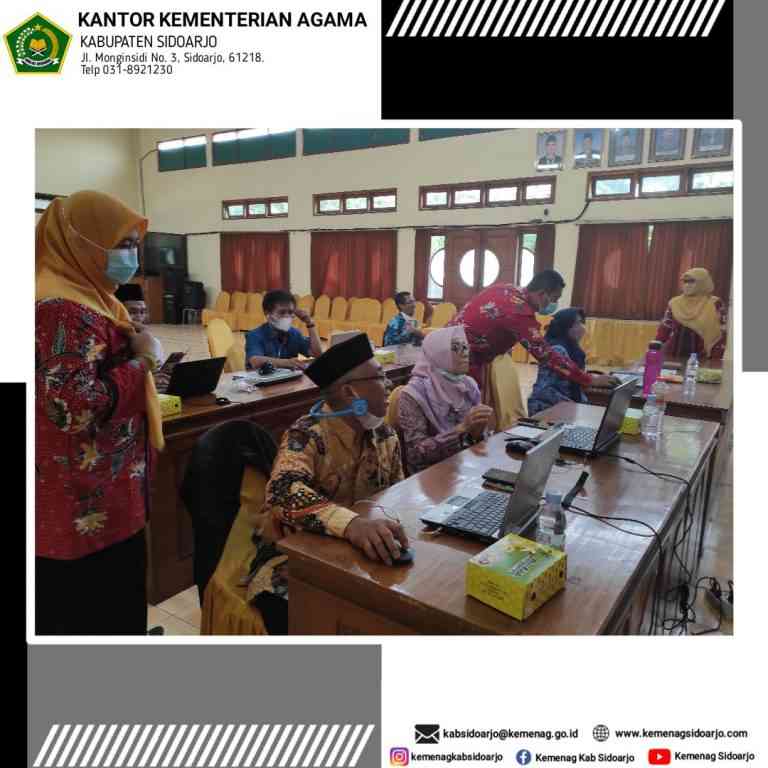 Sembilan Peserta Asesmen Uji Kompetensi Jabatan Fungsional Kepala Madrasah dan Calon Kepala KUA