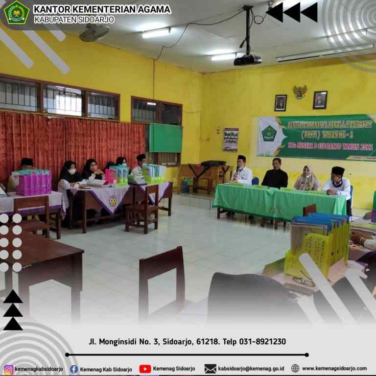 Penilaian Kinerja Kepala Madrasah (PKKM) MTs Negeri 3 Sidoarjo Tahun 2021