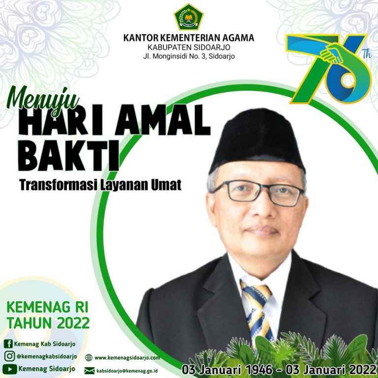Agenda Kegiatan Hari Amal Bhakti Kemenag RI Ke-76