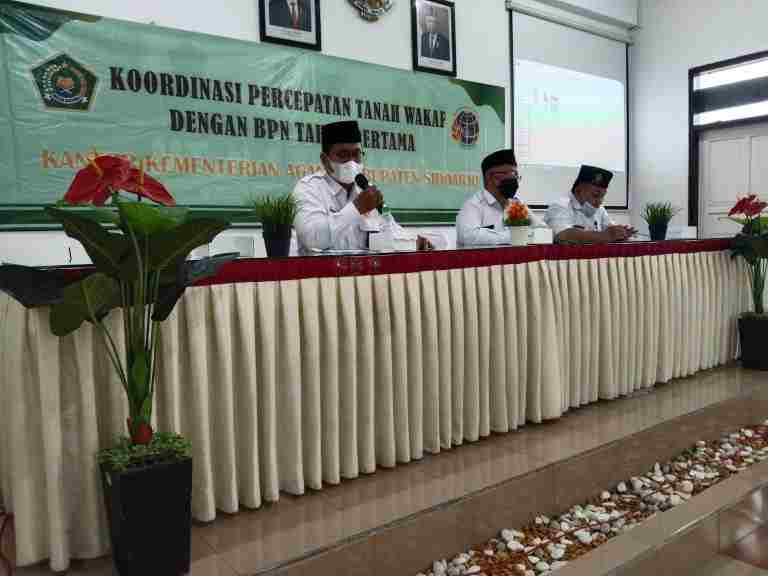 Penyelenggara Zakat Wakaf Kankemenag Sidoarjo Gelar Rapat Koordinasi Percepatan Sertifikasi Tanah Wakaf