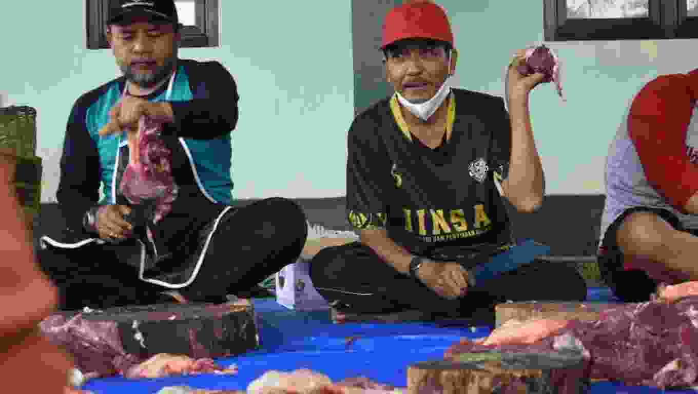 Kemenag Sidoarjo Laksanakan Penyembelihan Hewan Qurban