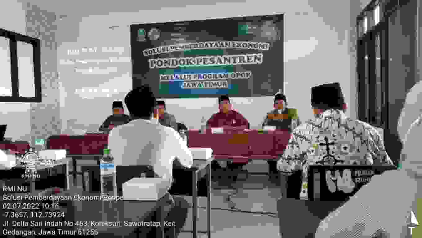 Kasi PD Pontren : Urus Ijop Pesantren sebagai salah Persyaratan Ikut Program Opop dan Koperasi Pesantren.