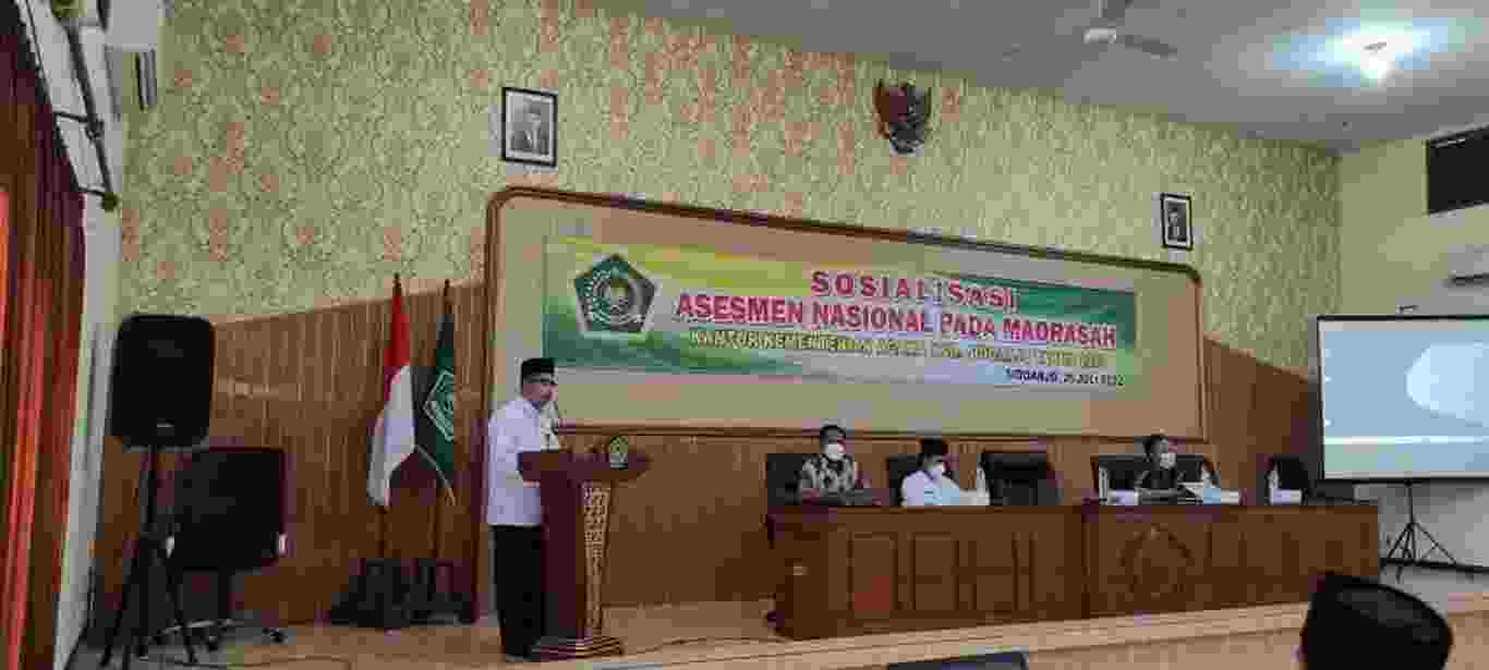 Operator Madrasah Ikuti Sosialisasi Asesmen Nasional Berbasis Komputer