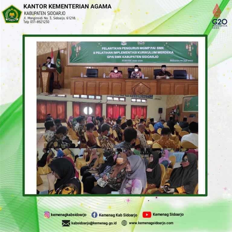Pelatihan Implementasi Kurikulum Merdeka Ini Pesan KakanKemenag Kabupaten Sidoarjo