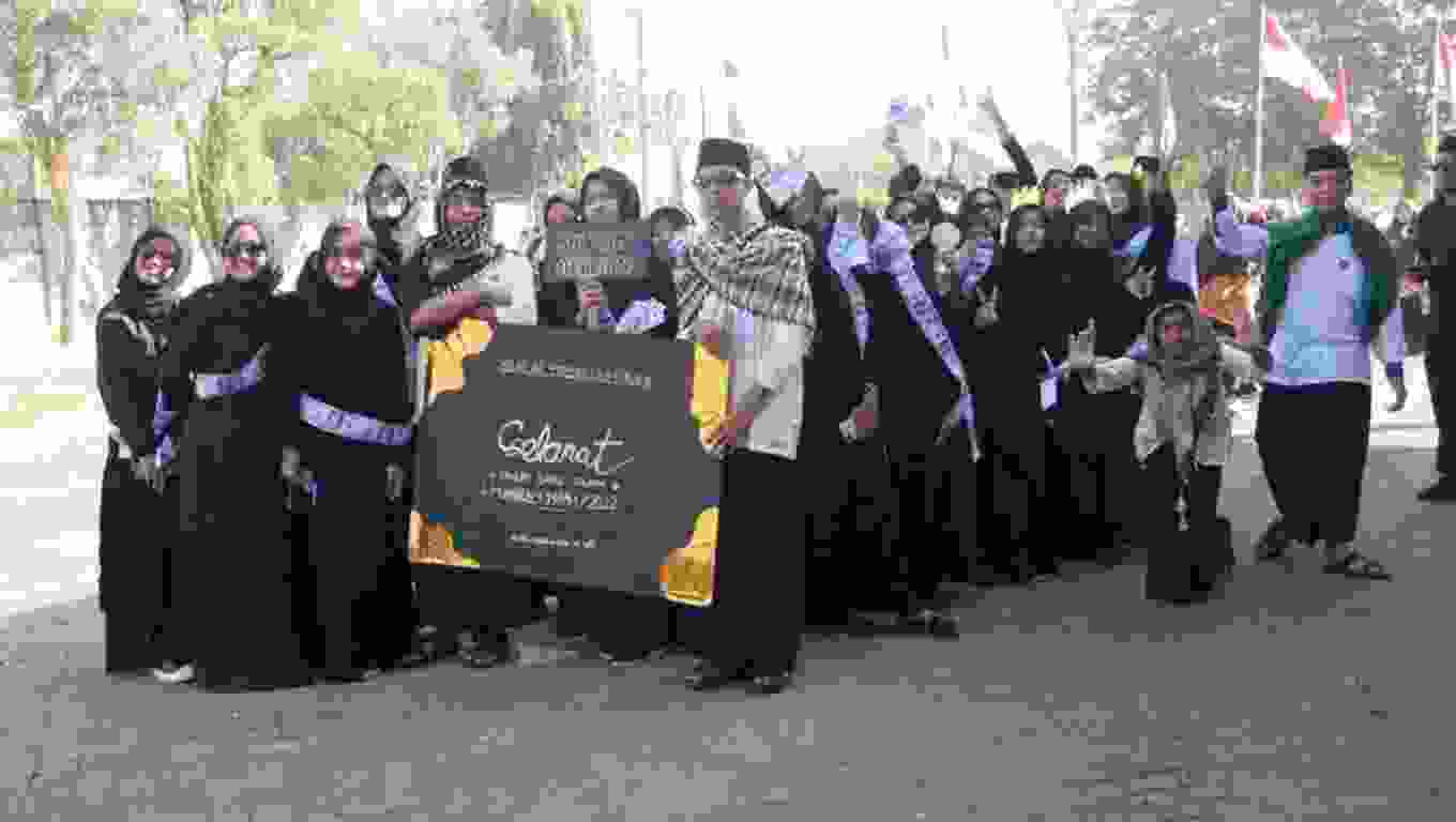 Kemeriahan Pawai dan Yel-Yel Peringatan Muharram 1444 H di MTsN 2 Sidoarjo