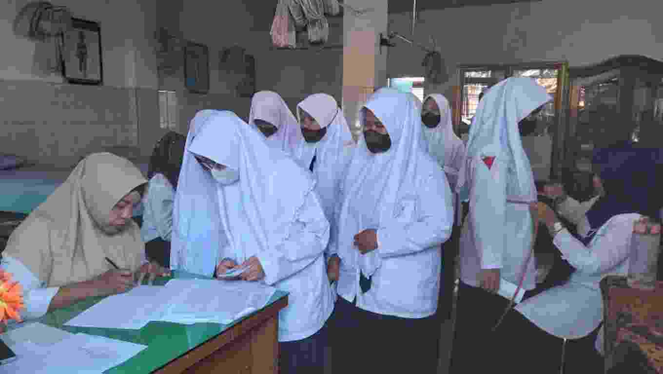 Skrining Kesehatan Siswa Baru telah Dimulai di MTsN 2 Sidoarjo