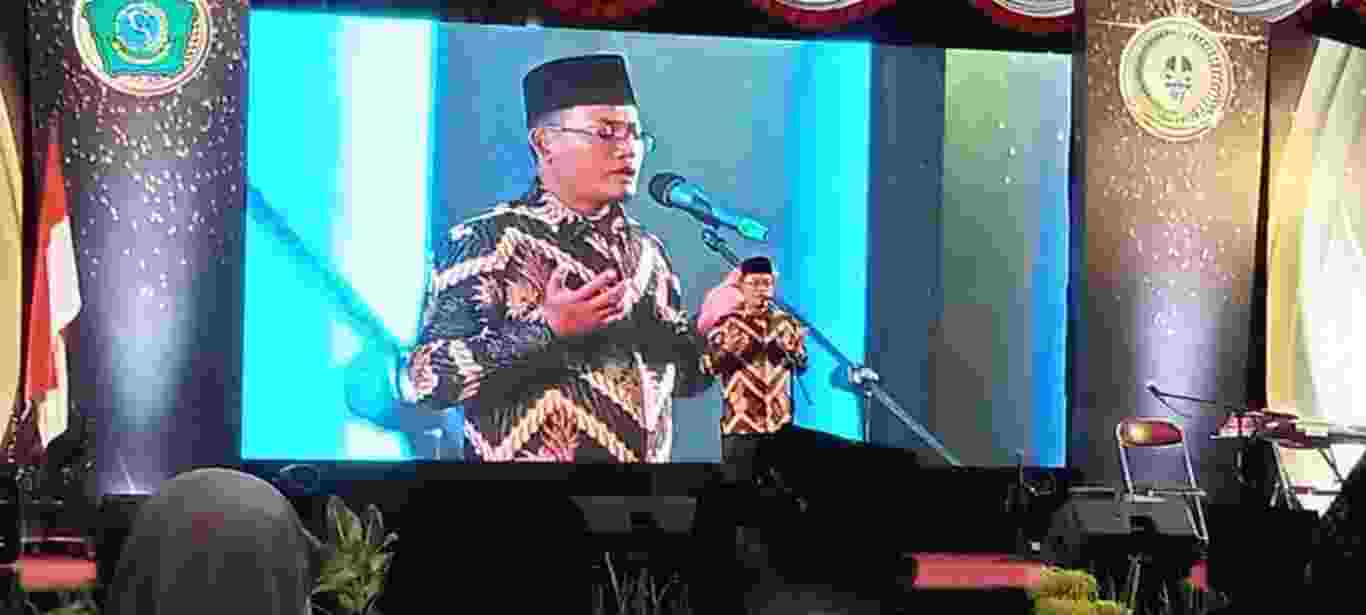 Mewakili Kakan Kemenag Kabupaten Sidoarjo, Kasi PD Pontren Baca Doa Penutupan MTQ