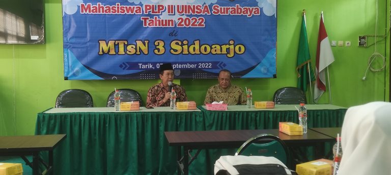 Kepala Madrasah MTsN 3 Sidoarjo Terima Mahasiswa PPL Tahap 2 UIN Sunan Ampel Surabaya