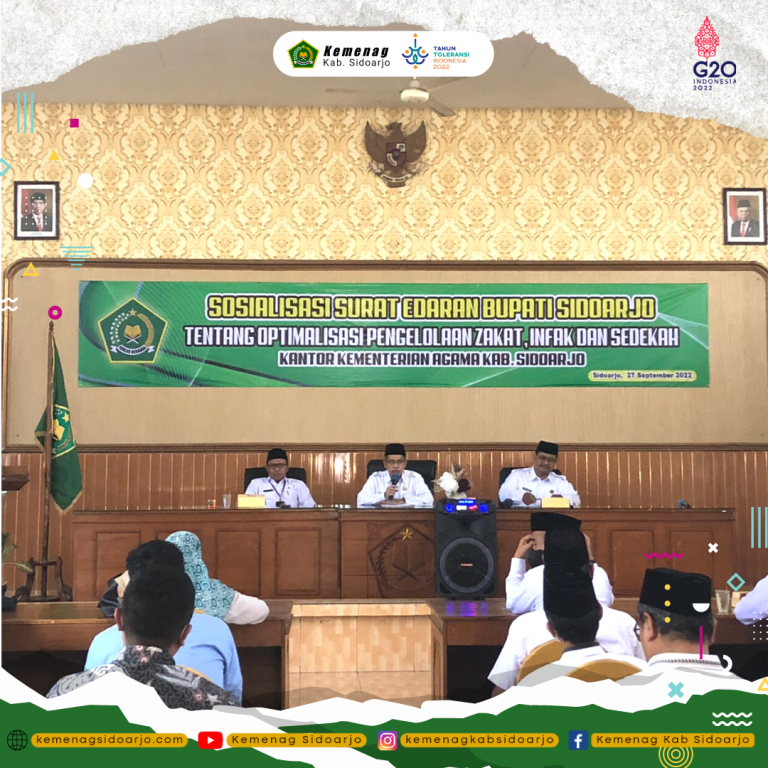 Sosialisasi Optimalisasi Pengelolaan zakat, infak dan sedekah