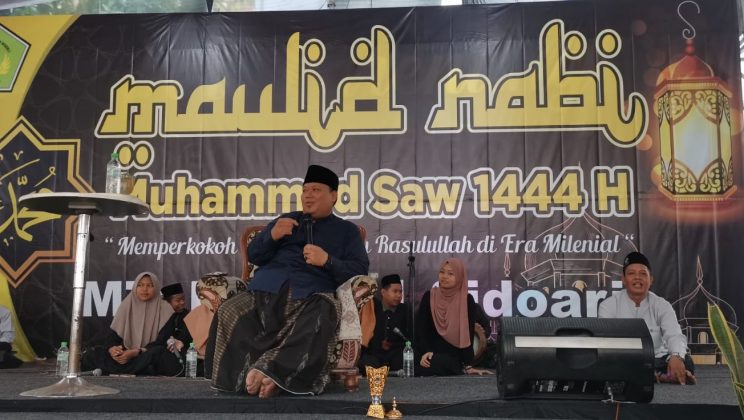 Semaraknya Peringatan Maulid Nabi Muhammad SAW 1444 H di MTsN 1 Sidoarjo