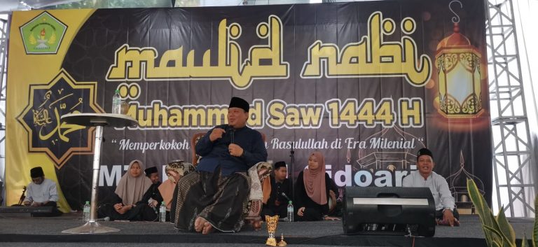 Semaraknya Peringatan Maulid Nabi Muhammad SAW 1444 H di MTsN 1 Sidoarjo