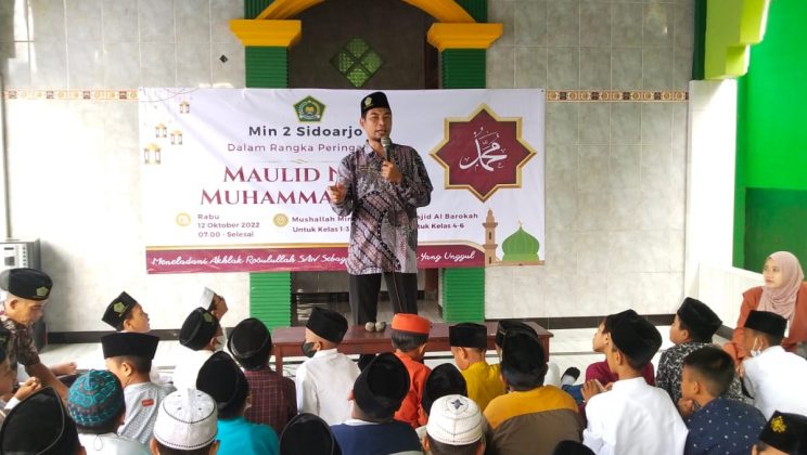 Peringatan Maulid Nabi Muhammad SAW Di MIN 2 Sidoarjo