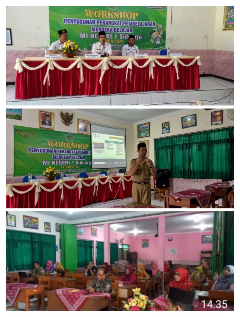 <strong>Workshop Penyusunan Perangkat Pembelajaran Kurikulum Merdeka Belajar MIN 1 Sidoarjo</strong>