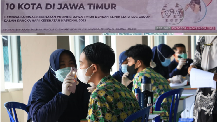 Pemeriksaan Mata dan Telinga pada Siswa Kelas XI MAN Sidoarjo