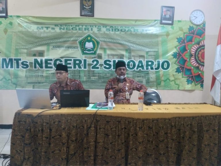 Penentuan Juklak PORSENI Pada Technical Meeting di MTsN 2 Sidoarjo