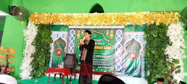 MTsN 3 Sidoarjo Gelar Peringatan Isra’ Mi’raj Nabi Muhammad SAW