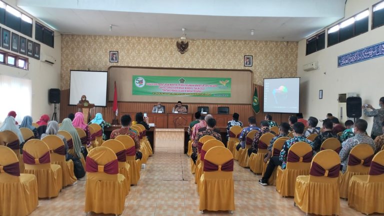 Kemenag Kabupaten Sidoarjo Gelar Sosialisai Peraturan Menteri Pendayagunaan Aparatur Sipil Negara dan Reformasi Birokrasi Nomor 6 Tahun 2022 Tentang Pengelolahan Kinerja Pegawai