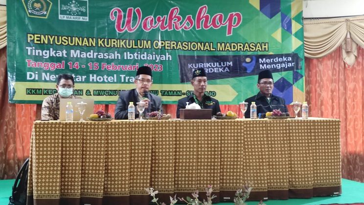 Workshop penyusunan Kurikulum Operasional Madrasah Tingkat MI Kecamatan Taman