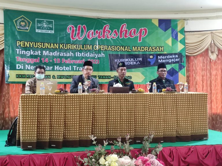 Workshop penyusunan Kurikulum Operasional Madrasah Tingkat MI Kecamatan Taman