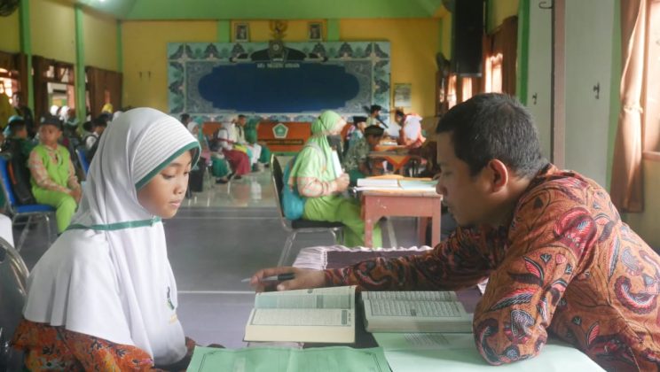Tes Jalur Prestasi pada PDDB MTsN 2 Sidoarjo