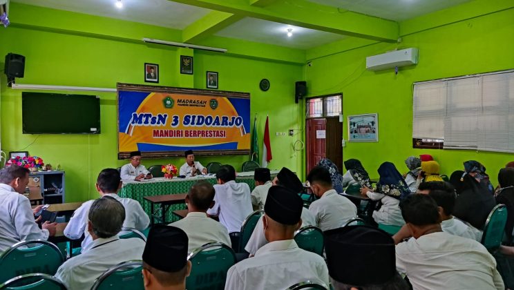 MTsN 3 Sidoarjo Selesai Melaksanakan Ujian Madrasah Tahun Ajaran 2022/2023