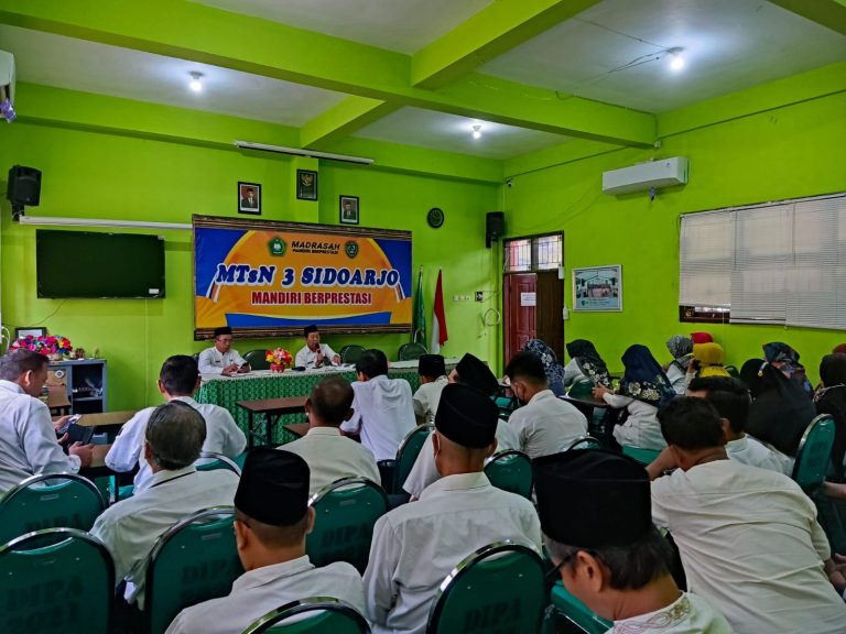 MTsN 3 Sidoarjo Selesai Melaksanakan Ujian Madrasah Tahun Ajaran 2022/2023