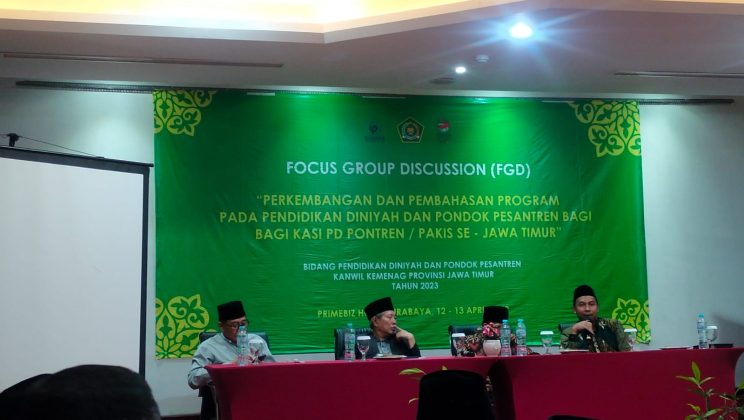 Kasi PD Pontren Kemenag Kab Sidoarjo Hadiri FGD se-Jawa Timur Bahas Persiapan Seleksi MQK