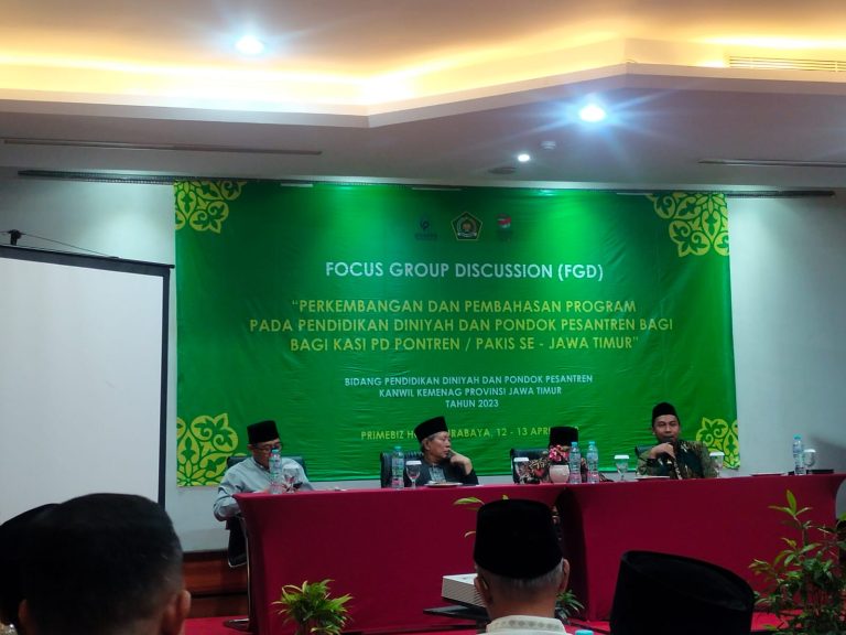 Kasi PD Pontren Kemenag Kab Sidoarjo Hadiri FGD se-Jawa Timur Bahas Persiapan Seleksi MQK