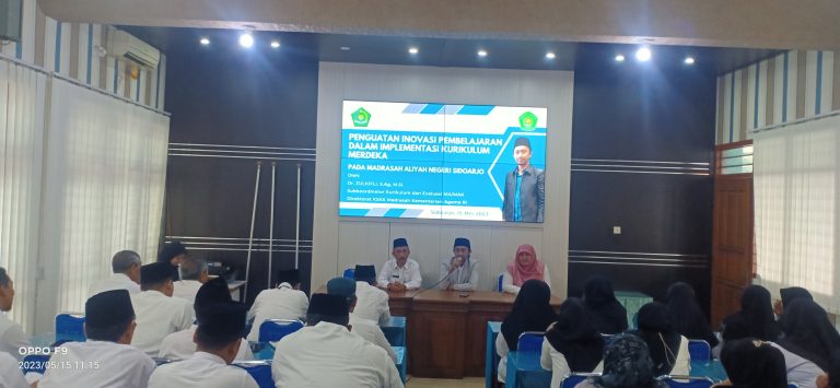 Penguatan Inovasi Pembelajaran Kurmer Dari Direktorat KSKK Madrasah Kementerian Agama