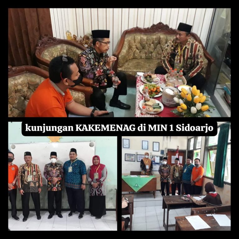 Kepala Kemenag Monitoring Pelaksanaan AM di MIN 1 Sidoarjo