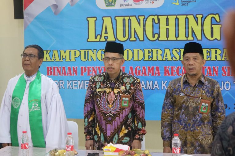 Kampung Moderasi Beragama Kecamatan Sidoarjo dan Krian Turut Dilaunching secara Nasional