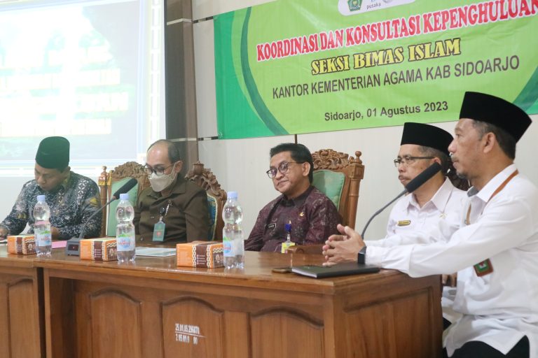 Atasi Problematika Dokumen Nikah, Bimas Islam Hadirkan Disdukcapil dan Pengadilan Negeri Sidoarjo