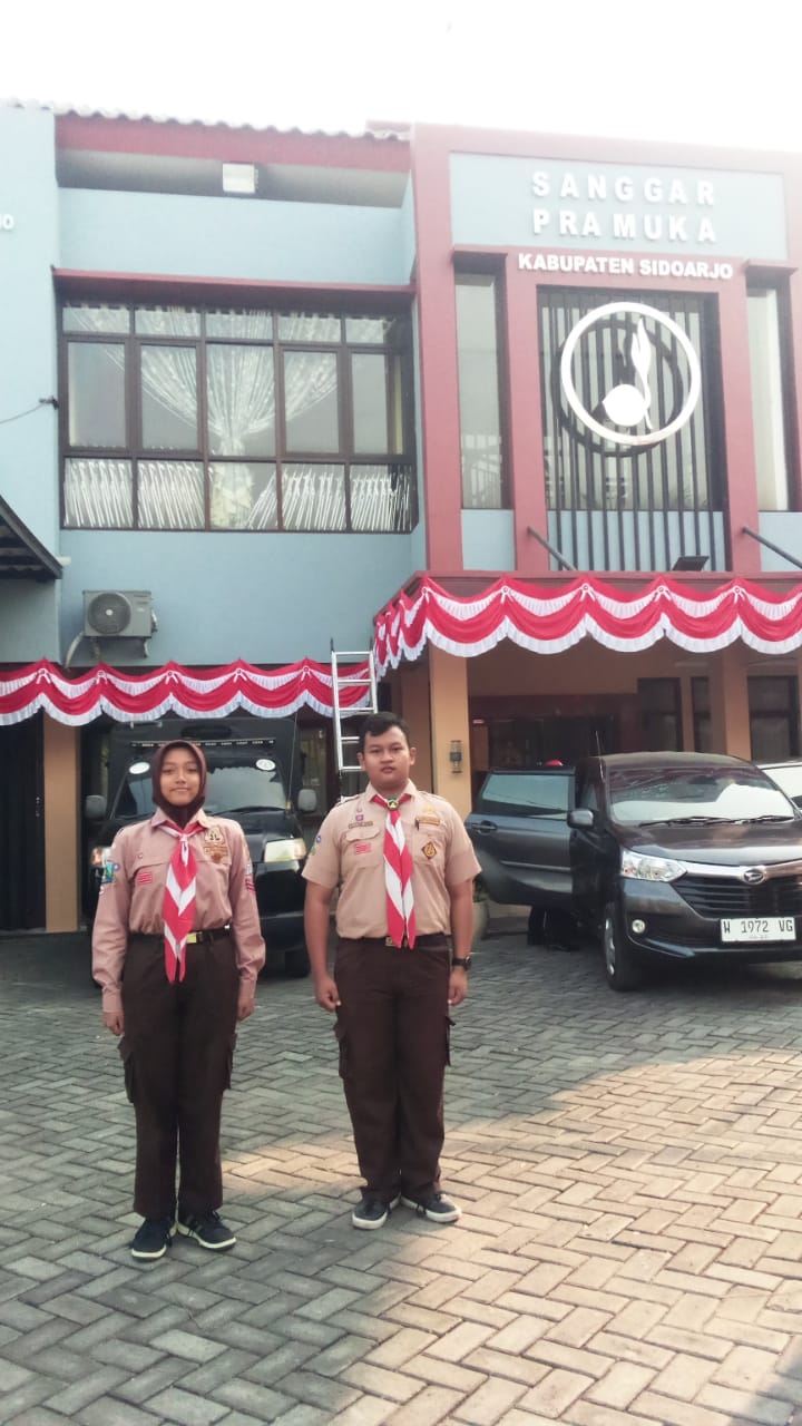 Dua Siswa MTsN 2 Sidoarjo Lolos Jambore Daerah 2023