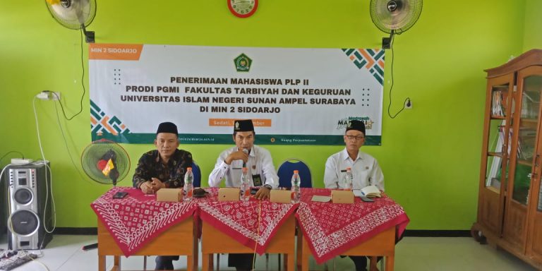 Penerimaan Mahasiswa PLP 2 UINSA 2023 di MIN 2 Sidoarjo