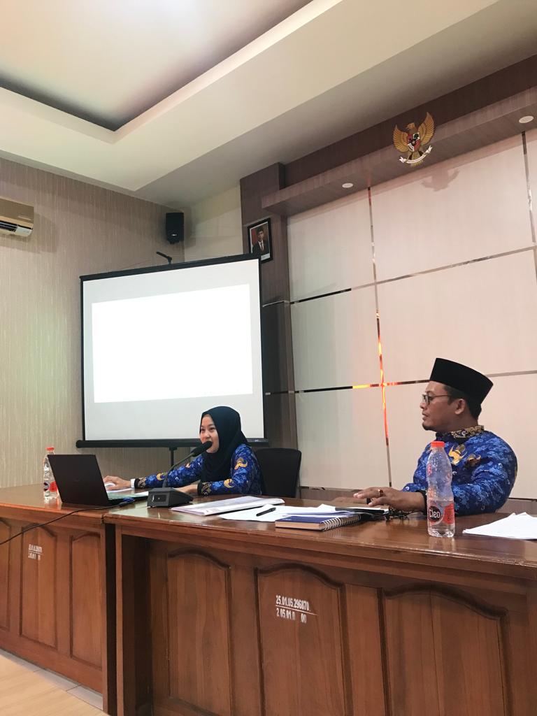 Pembekalan Penyusunan LPJ bagi Lembaga Penerima BOP Kanwil Kemenag Tahun 2023