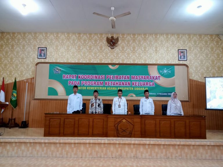 Kementerian Agama Kabupaten Sidoarjo dan PCNU Sinergi Bina Keluarga Maslahat