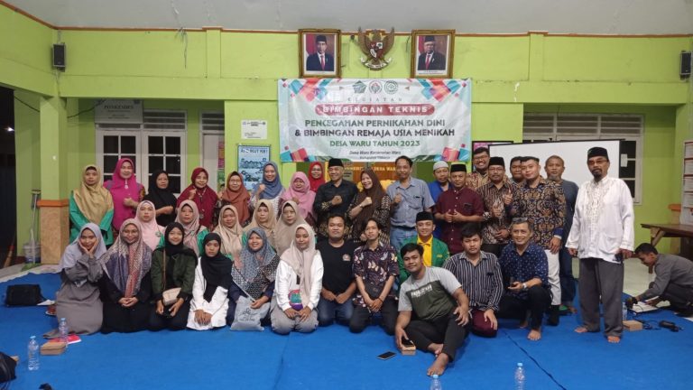 Penyuluh Agama Gandeng Stakeholder untuk Menekan Angka Pernikahan Dini di Desa Waru
