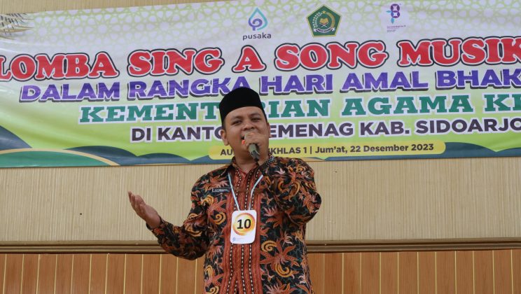 Lomba Sing A Song Musik Religi Kemenag Sidoarjo Meriahkan Peringatan HAB ke-78 Kementerian Agama