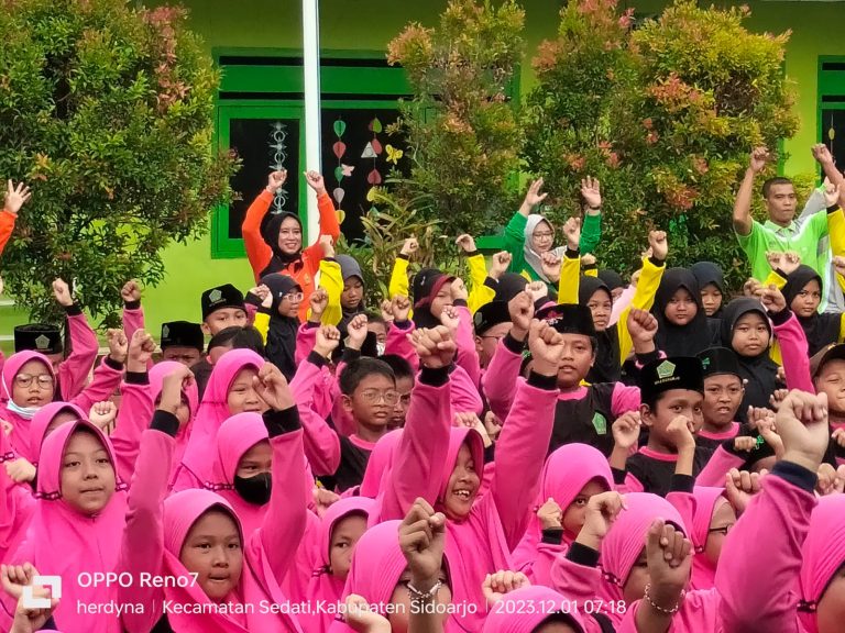 Sehat dan Bugar Dalam Membangun Kebersamaan di MIN 2 Sidoarjo