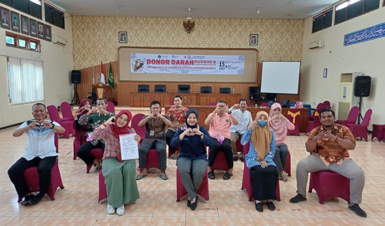 Donor Darah Rutin ke-8 Kemenag Sidoarjo Berhasil Kumpulkan 44 Kantong Darah