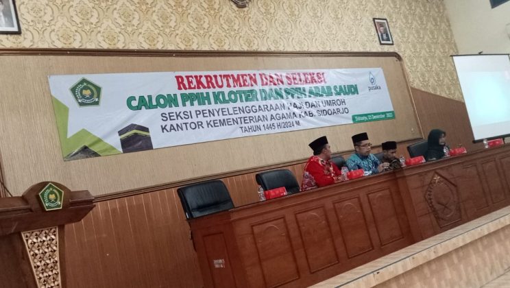 MTs Negeri 4 Sidoarjo Kirim Utusan untuk Rekrutmen Calon PPIH Kloter dan PPIH Arab Saudi