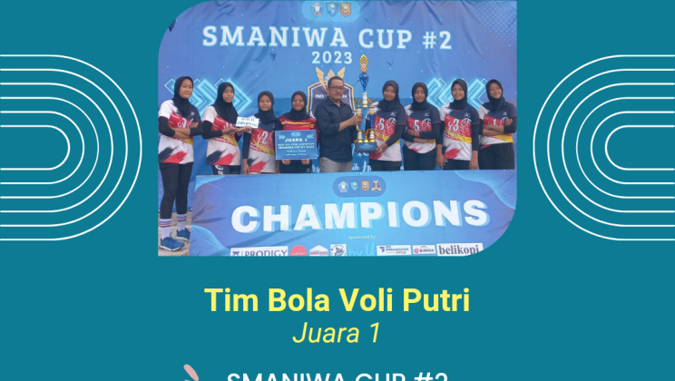 MTs Negeri 4 Sidoarjo Raih Juara 1 dalam Turnamen Voly SMANIWA CUP#2 Tahun 2023